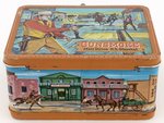 GUNSMOKE - MATT DILLON U.S. MARSHAL METAL LUNCHBOX WITH THERMOS.