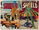 NICK FURY, AGENT OF SHIELD SILVER AND BRONZE AGE COMIC LOT OF 12