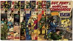 SGT. FURY SILVER AND BRONZE AGE COMIC LOT OF 45