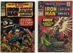 TALES OF SUSPENSE SILVER AGE COMIC LOT OF 9 (FIRST WHIPLASH)