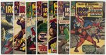 TALES OF SUSPENSE SILVER AGE COMIC LOT OF 9 (FIRST WHIPLASH)