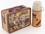 LAWMAN LUNCHBOX AND THERMOS.