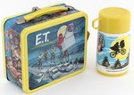 E.T. THE EXTRA-TERRESTRIAL UNUSED LUNCHBOX AND THERMOS.