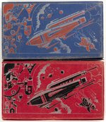 BUCK ROGERS LARGE PENCIL CASE PAIR.