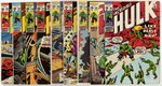 INCREDIBLE HULK BRONZE AGE COMIC LOT OF 47.