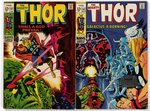 THOR SILVER AGE COMIC LOT OF 15.