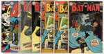 BATMAN SILVER AND BRONZE AGE COMIC LOT OF 18.