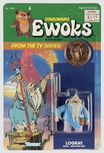 STAR WARS: EWOKS (1985) - LOGRAY CARDED ACTION FIGURE.