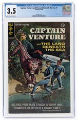 CAPTAIN VENTURE AND THE LAND BENEATH THE SEA #1 OCTOBER 1968 CGC 3.5 VG-.