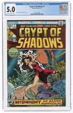 CRYPT OF SHADOWS #1 JANUARY 1973 CGC 5.0 VG/FINE.