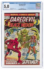 DAREDEVIL #101 JULY 1973 CGC 5.0 VG/FINE.