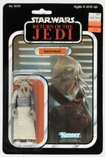 STAR WARS: RETURN OF THE JEDI (1983) - SQUID HEAD 77 BACK-A CARDED ACTION FIGURE.