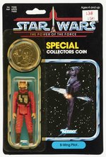 STAR WARS: THE POWER OF THE FORCE (1984) - B-WING PILOT 92 BACK CARDED ACTION FIGURE.