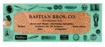 "BASTIAN BROS. CO." INK BLOTTER PAD.