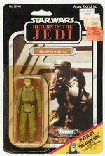 STAR WARS: RETURN OF THE JEDI (1983) - REBEL COMMANDO 65 BACK-C CARDED ACTION FIGURE.