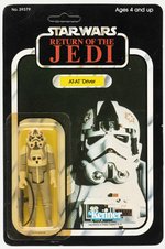 STAR WARS: RETURN OF THE JEDI (1983) - AT-AT DRIVER 77 BACK-A CARDED ACTION FIGURE.