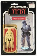 STAR WARS: RETURN OF THE JEDI (1983) - IMPERIAL STORMTROOPER (HOTH BATTLE GEAR) 77 BACK-A CARDED ACTION FIGURE.