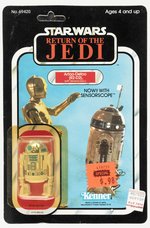 STAR WARS: RETURN OF THE JEDI (1983) - R2-D2 (SENSORSCOPE) 77 BACK-A CARDED ACTION FIGURE.