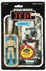 STAR WARS: RETURN OF THE JEDI (1984) - AT-ST DRIVER 79 BACK-B CARDED ACTION FIGURE.