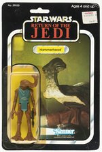 STAR WARS: RETURN OF THE JEDI (1983) - HAMMERHEAD 77 BACK CARDED ACTION FIGURE.