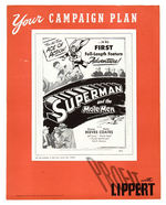 "SUPERMAN AND THE MOLE MEN" CAMPAIGN PLAN PRESSBOOK FOLDER.