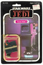 STAR WARS: RETURN OF THE JEDI (1983) - POWER DROID 77 BACK-A CARDED ACTION FIGURE.