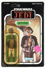 STAR WARS: RETURN OF THE JEDI (1983) - LANDO CALRISSIAN (IN SKIFF GUARD DISGUISE) 77 BACK-A CARDED ACTION FIGURE.