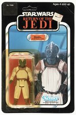 STAR WARS: RETURN OF THE JEDI (1983) - KLAATU SKIFF 77 BACK-A CARDED ACTION FIGURE.