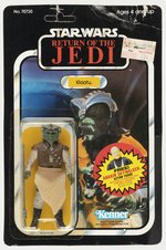 STAR WARS: RETURN OF THE JEDI (1984) - KLAATU 77 BACK-B CARDED ACTION FIGURE.