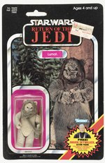 STAR WARS: RETURN OF THE JEDI (1984) - LUMAT 79 BACK-C CARDED ACTION FIGURE.