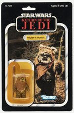 STAR WARS: RETURN OF THE JEDI (1983) - WICKET W. WARRICK 77 BACK CARDED ACTION FIGURE.