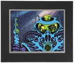 MICHAEL STEIN ORIGINAL ART OF GALAXY GUARDIAN ON ACETATE SHEET.