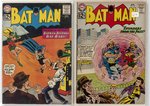 BATMAN SILVER AGE COMIC LOT OF 10 ISSUES.