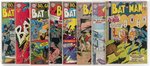 BATMAN SILVER AGE COMIC LOT OF 10 ISSUES.