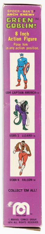 MEGO GREEN GOBLIN ACTION FIGURE IN BOX.