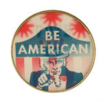 "VOTE/BE AMERICAN" 1964 UNCLE SAM FLASHER.