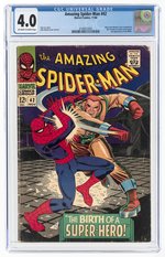 AMAZING SPIDER-MAN #42 NOVEMBER 1966 CGC 4.0 VG.