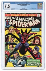 AMAZING SPIDER-MAN #135 AUGUST 1974 CGC 7.5 VF-.