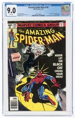 AMAZING SPIDER-MAN #194 JULY 1979 CGC 9.0 VF/NM (FIRST BLACK CAT).