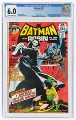 BATMAN #237 DECEMBER 1971 CGC 6.0 FINE.