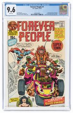 FOREVER PEOPLE #1 FEBRUARY-MARCH 1971 CGC 9.6 FINE (FIRST FULL DARKSEID & FOREVER PEOPLE).