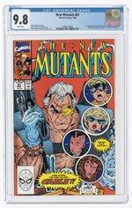 NEW MUTANTS #87 MARCH 1990 CGC 9.8 NM/MINT (FIRST CABLE & STRYFE).