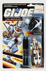 G.I. JOE (1988) - BLIZZARD SERIES 7/12 BACK CARDED ACTION FIGURE.