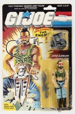 G.I. JOE (1985) - DREADNOK RIPPER (V1) SERIES 4/36 BACK CARDED ACTION FIGURE (CUT POP).