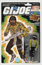 G.I. JOE (1989) - PYTHON PATROL PYTHON TROOPER (V2) SERIES 8/34 BACK CARDED ACTION FIGURE.