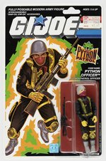 G.I. JOE (1989) - PYTHON PATROL PYTHON OFFICER (V1) SERIES 8/34 BACK CARDED ACTION FIGURE.