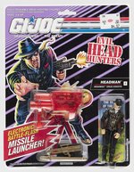 G.I. JOE (1992) D.E.F. FORCE HEADMAN DRUG KINGPIN SEREIS 11/12 BACK CARDED ACTION FIGURE.