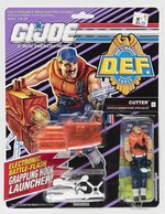 G.I. JOE (1992) D.E.F. FORCE CUTTER (V2) SEREIS 11/12 BACK CARDED ACTION FIGURE.