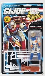 G.I. JOE (1993) - BATTLE CORPS SNOW STORM (V1) SERIES 12/18 BACK CARDED ACTION FIGURE.