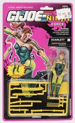 G.I. JOE (1993) NINJA FORCE SCARLETT (V2) SERIES 12/7 BACK CARDED ACTION FIGURE.